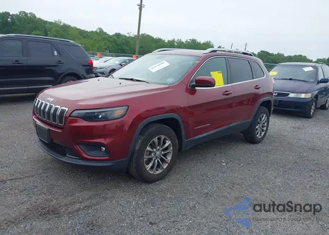 2019 Jeep Cherokee Latitude Plus 4X4 z USA, uszkodzony, nr VIN 1C4PJMLB6KD384765
